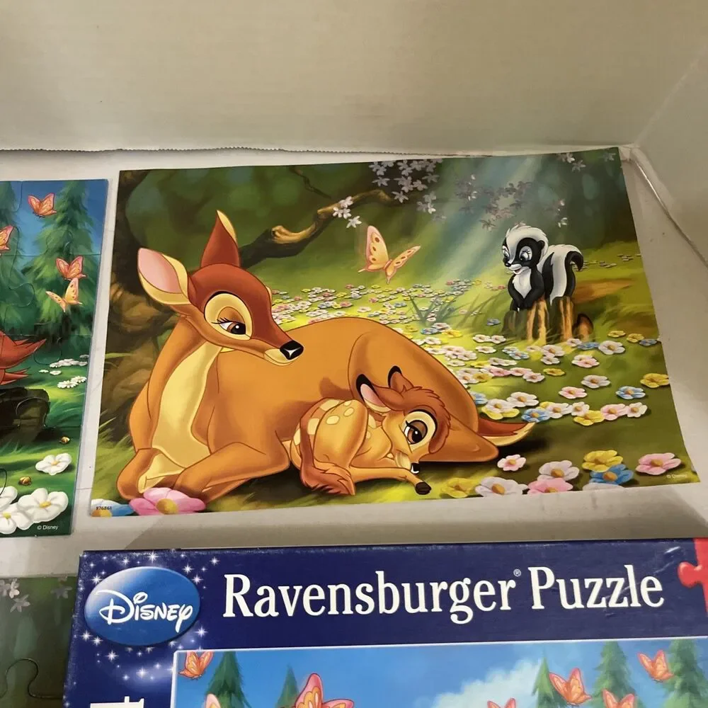 Ravensburge Bambi Puzzle 2x24 Pieces Disney Complete